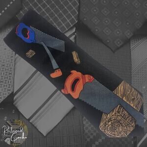 Saw Tools Tie
